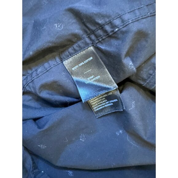 Harley-Davidson Mens Slim Fit Black Short Sleeve Shirt Size 2XL Logo Button Clos - Picture 3 of 6